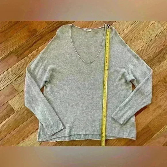 Madewell Kimball Pullover Knit Sweater Wool Alpaca Blend Women’s Size 2XL Gray - Picture 8 of 10